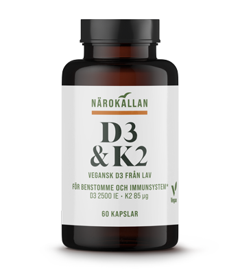 Närokällan D3 & K2 vegansk