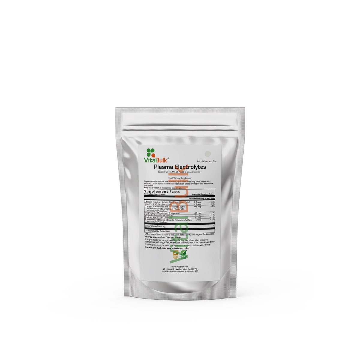 Plasma Electrolytes (cellsalter)