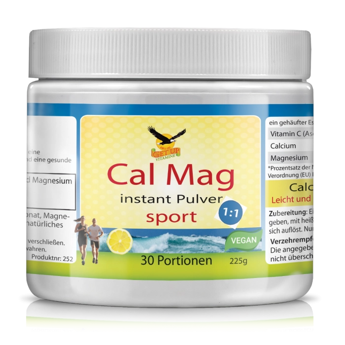Cal-Mag Instant Sports Powder 1:1, 225 g