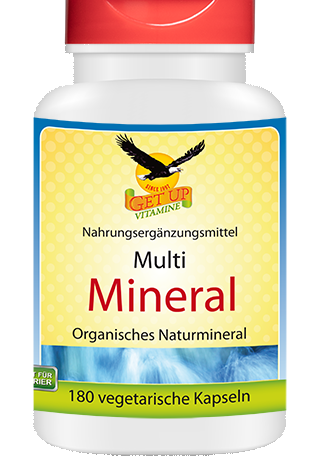 Multi Mineral organic, 180 veg. capsules