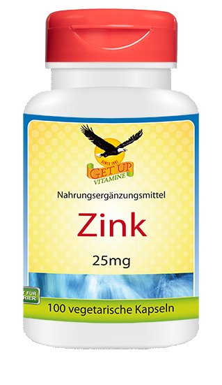 Zink, 25mg, 180 veg. capsules