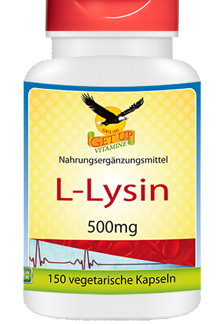 L-Lysin a 500mg, 150 veg. capsules