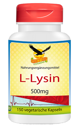 L-Lysin a 500mg, 150 veg. capsules