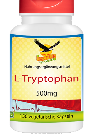 L-Tryptophan 500mg, 150 veg. capsules